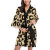 Jaguar Skin Pattern Print Design 02 Women's Short Kimono