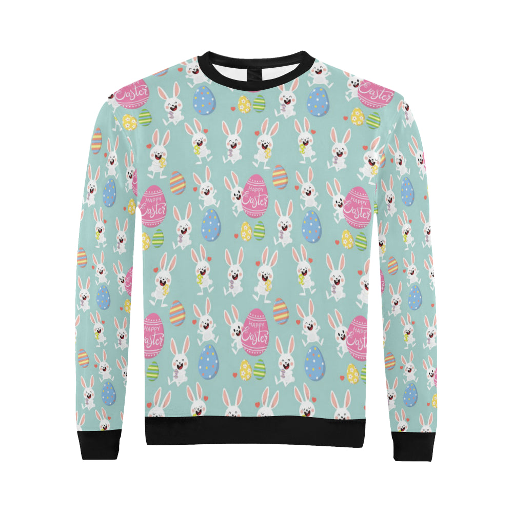 Easter Eggs Pattern Print Design RB014 Men Long Sleeve Sweatshirt
