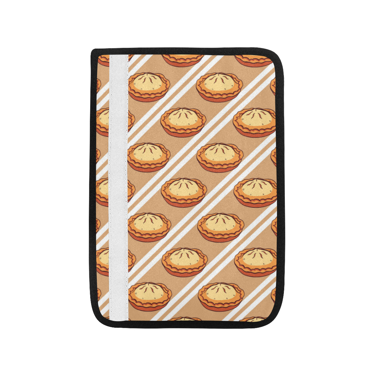 Pie Pattern Print Design A02 Car Seat Belt Cover
