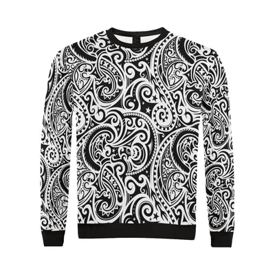 Polynesian Traditional Tribal Men Long Sleeve Sweatshirt