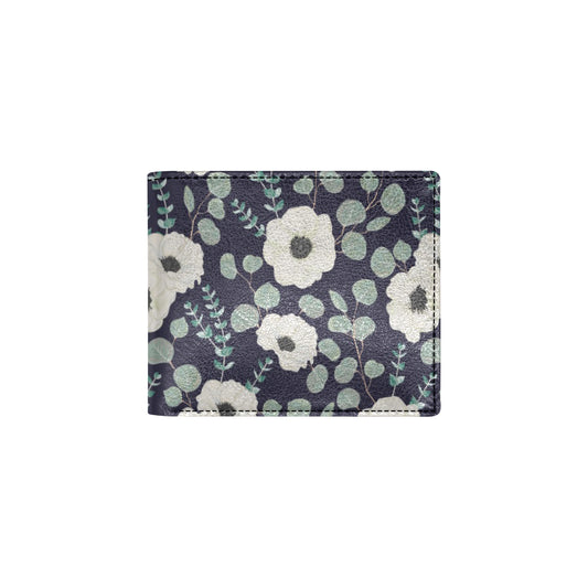 Anemone Pattern Print Design AM01 Men's ID Card Wallet