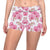 Orchid Pink Pattern Print Design OR07 Yoga Shorts