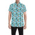 Surfboard Themed Pattern Men's Short Sleeve Button Up Shirt