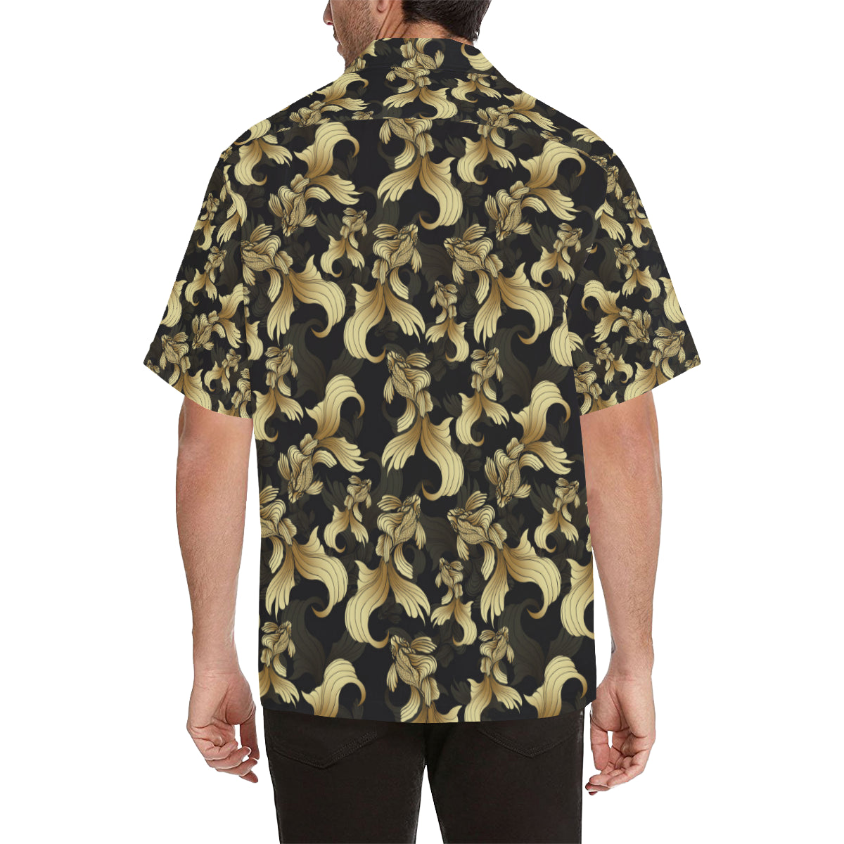 Goldfish Pattern Print Design 02 Men's Hawaiian Shirt