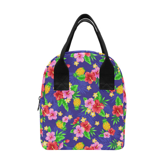 Hawaiian Themed Pattern Print Design H05 Insulated Lunch Bag