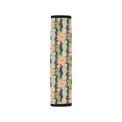 Cactus Pattern Print Design 01 Car Seat Belt Cover