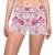 Lisianthus Pattern Print Design LT05 Yoga Shorts