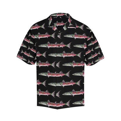 Barracuda Pattern Print Design 02 Men's Hawaiian Shirt