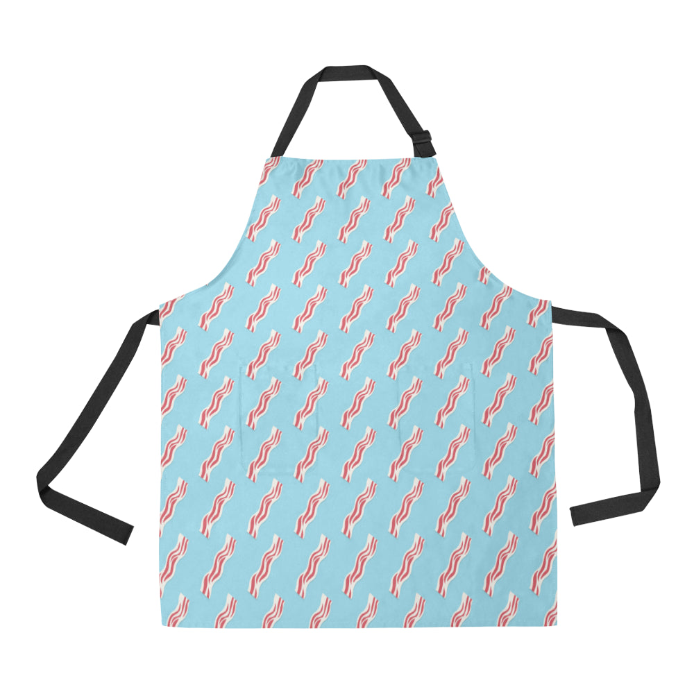Bacon Pattern Print Design 03 Apron with Pocket