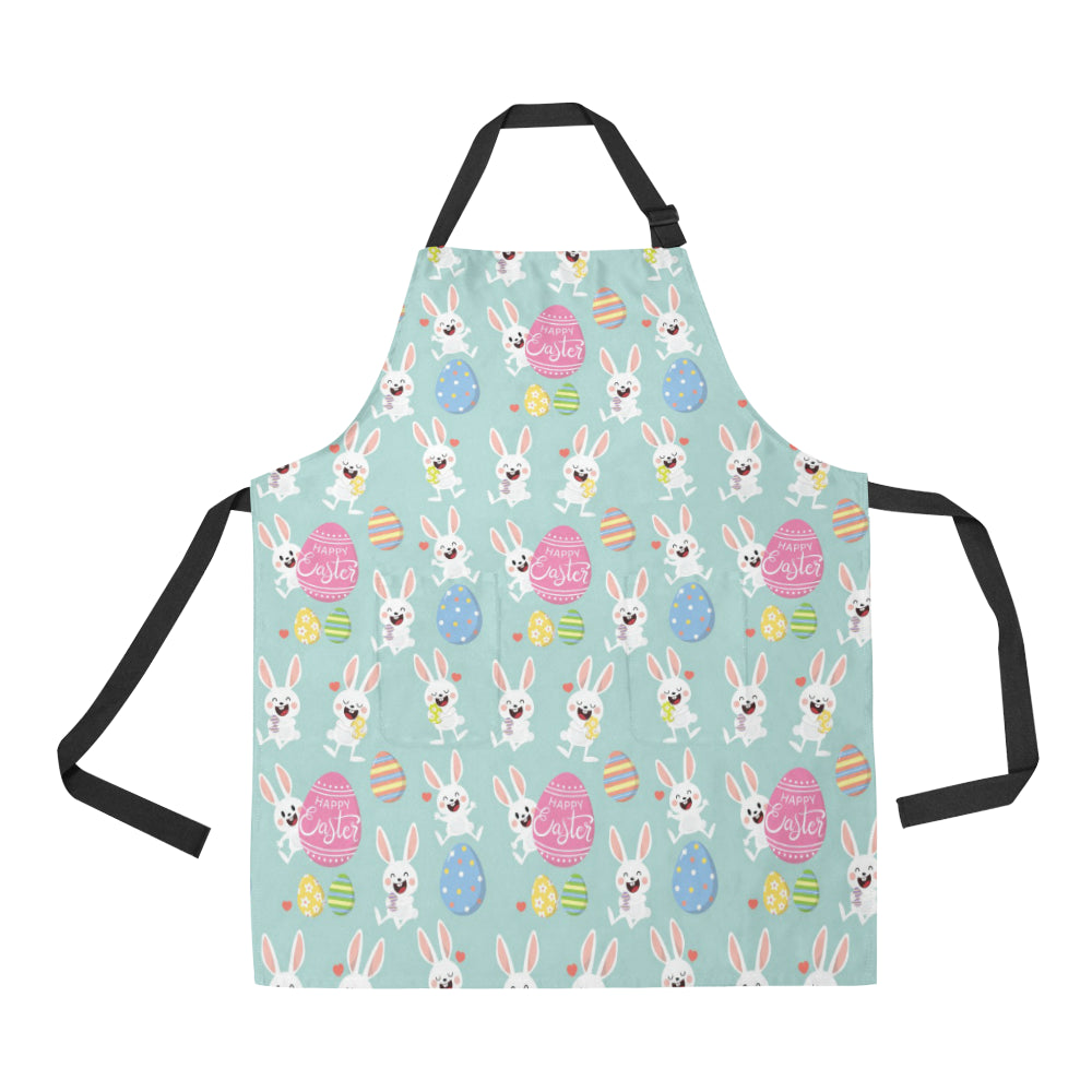 Easter Eggs Pattern Print Design RB014 Apron with Pocket