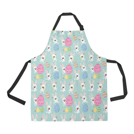 Easter Eggs Pattern Print Design RB014 Apron with Pocket