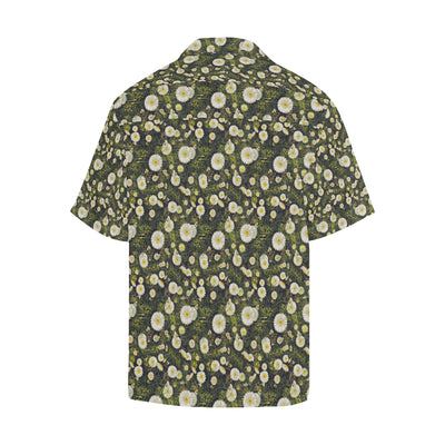 Daisy Pattern Print Design 03 Men's Hawaiian Shirt