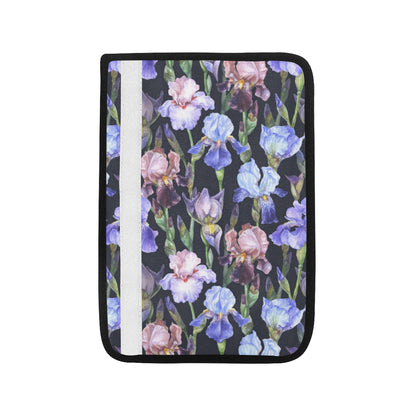 Iris Pattern Print Design IR04 Car Seat Belt Cover