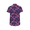 Dream catcher neon Men's Short Sleeve Button Up Shirt