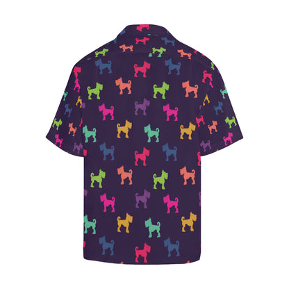 Schnauzers Pattern Print Design A05 Men's Hawaiian Shirt