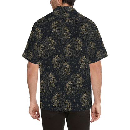 KOI Fish Pattern Print Design 02 Men's Hawaiian Shirt