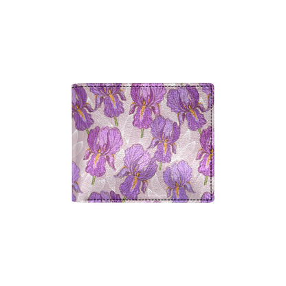 Iris Pattern Print Design IR05 Men's ID Card Wallet