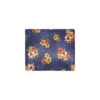 Hawaiian Themed Pattern Print Design H02 Men's ID Card Wallet