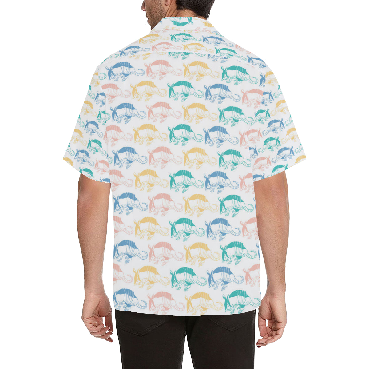 Armadillo Pattern Print Design 05 Men's Hawaiian Shirt