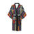 Kente Pattern Print Design 02 Women's Short Kimono