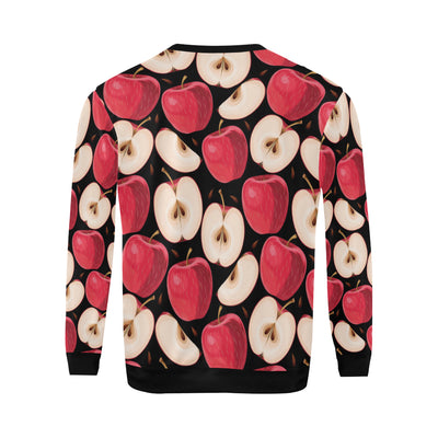 Apple Pattern Print Design AP02 Men Long Sleeve Sweatshirt