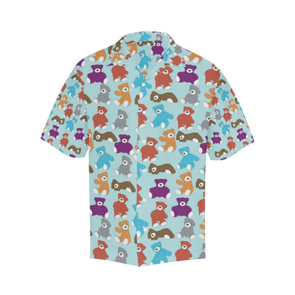 Bear Cute Pattern Print Design 03 Men's Hawaiian Shirt