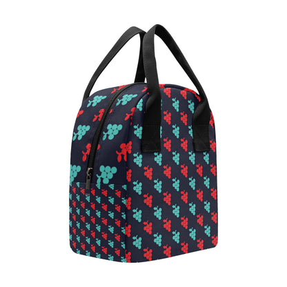 Grape Pattern Print Design GP07 Insulated Lunch Bag