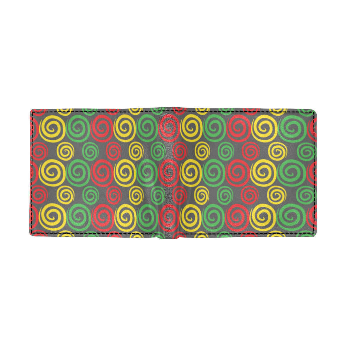 Rastafarian Pattern Print Design A05 Men's ID Card Wallet