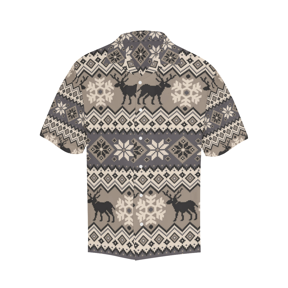 Nordic Pattern Print Design A01 Men's Hawaiian Shirt