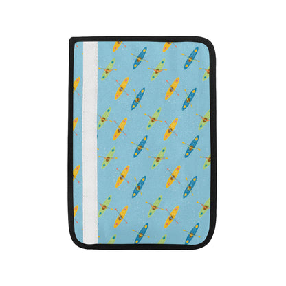 Kayak Pattern Print Design 04 Car Seat Belt Cover