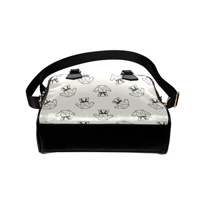 Karate Pattern Print Design 01 Shoulder Handbag
