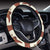 Cowboy Pattern Print Design 06 Steering Wheel Cover with Elastic Edge