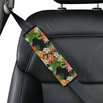 Amaryllis Pattern Print Design AL07 Car Seat Belt Cover