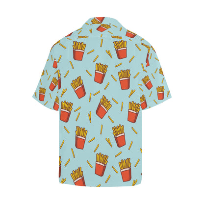 French Fried Pattern Print Design 02 Men's Hawaiian Shirt