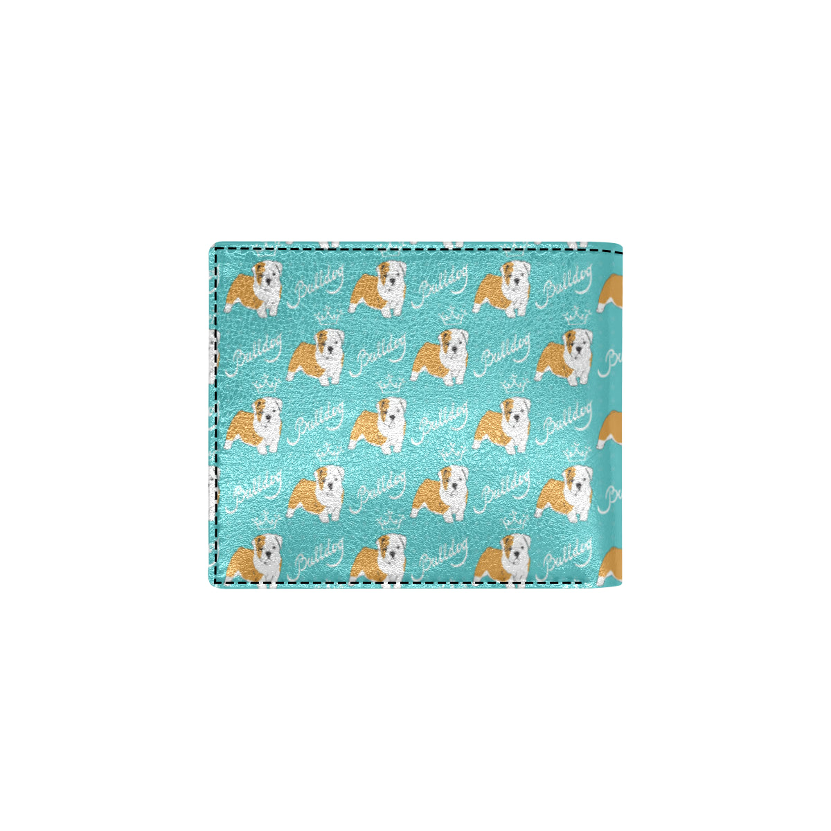 Bulldogs Pattern Print Design 05 Men's ID Card Wallet