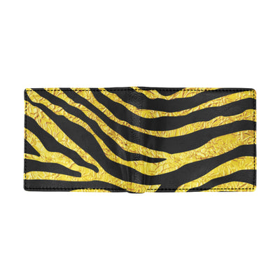 zebra Gold Men's ID Card Wallet