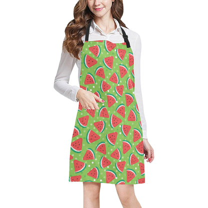 Watermelon Pattern Print Design WM05 Apron with Pocket