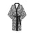 Polynesian Pattern Print Design A01 Women's Short Kimono