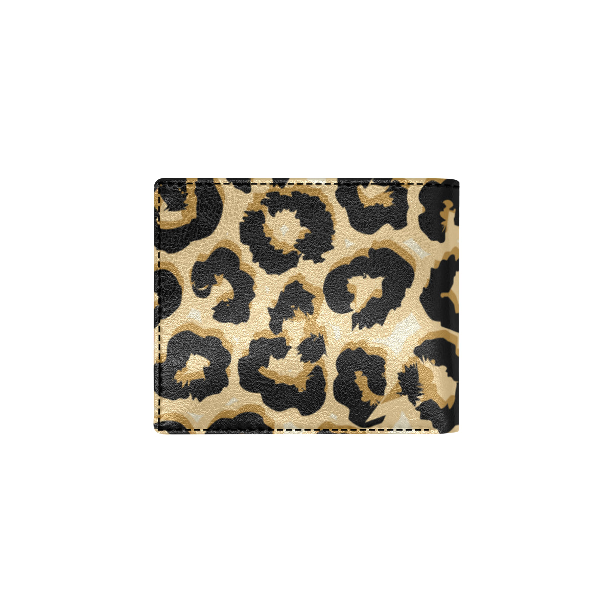 Jaguar Skin Pattern Print Design 02 Men's ID Card Wallet