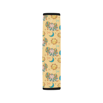 Aries Zodiac Pattern Print Design 03 Car Seat Belt Cover