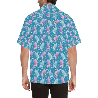 Pegasus Pattern Print Design 04 Men's Hawaiian Shirt