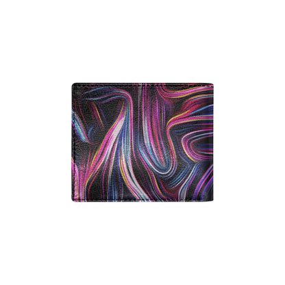 Liquid Pattern Print Design 01 Men's ID Card Wallet