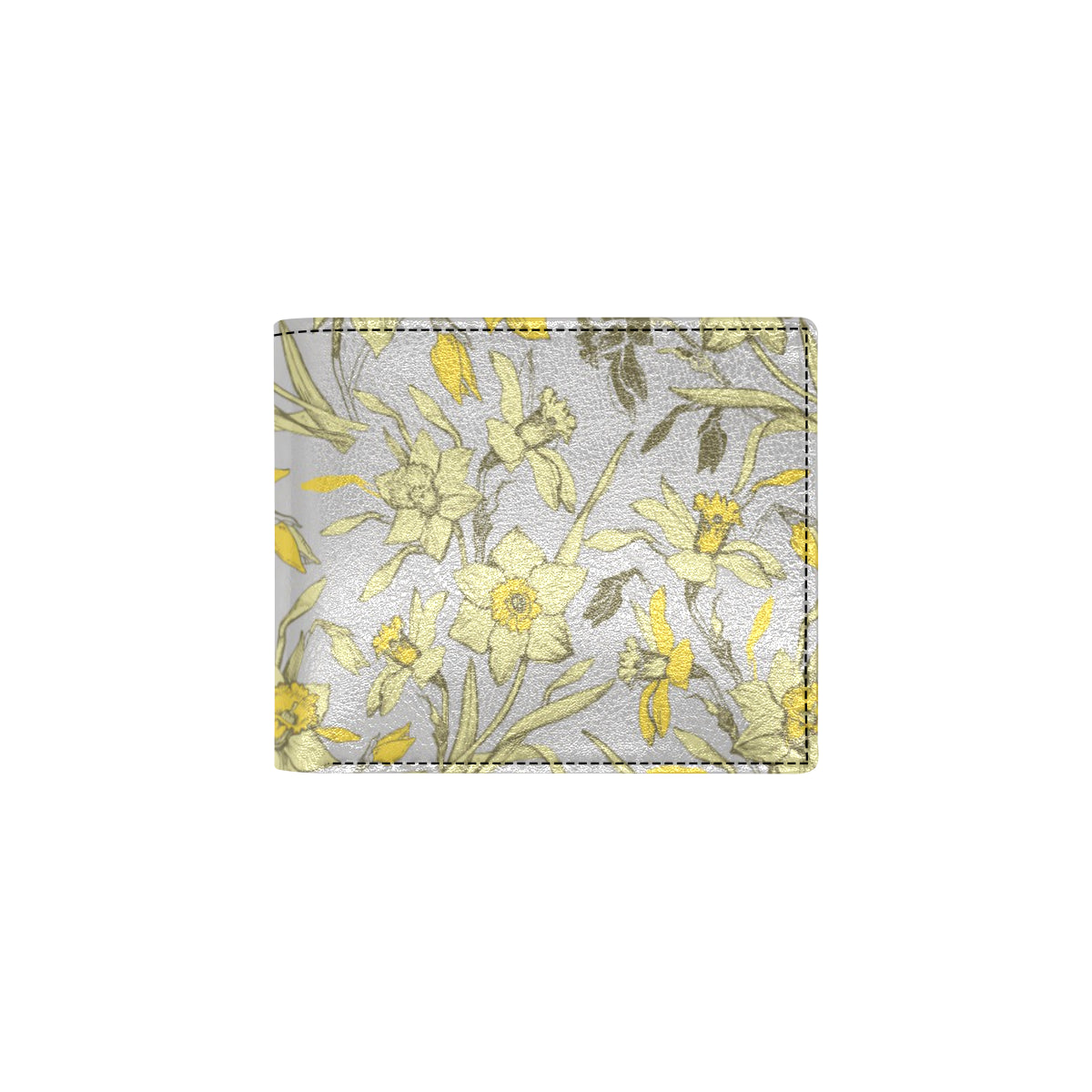 Daffodils Pattern Print Design DF05 Men's ID Card Wallet