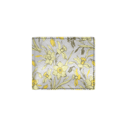 Daffodils Pattern Print Design DF05 Men's ID Card Wallet