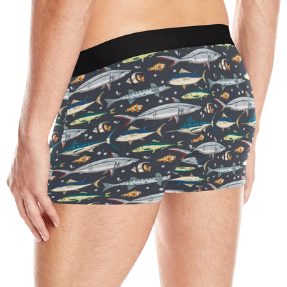 Swordfish Pattern Print Design 04 Men's Boxer Briefs