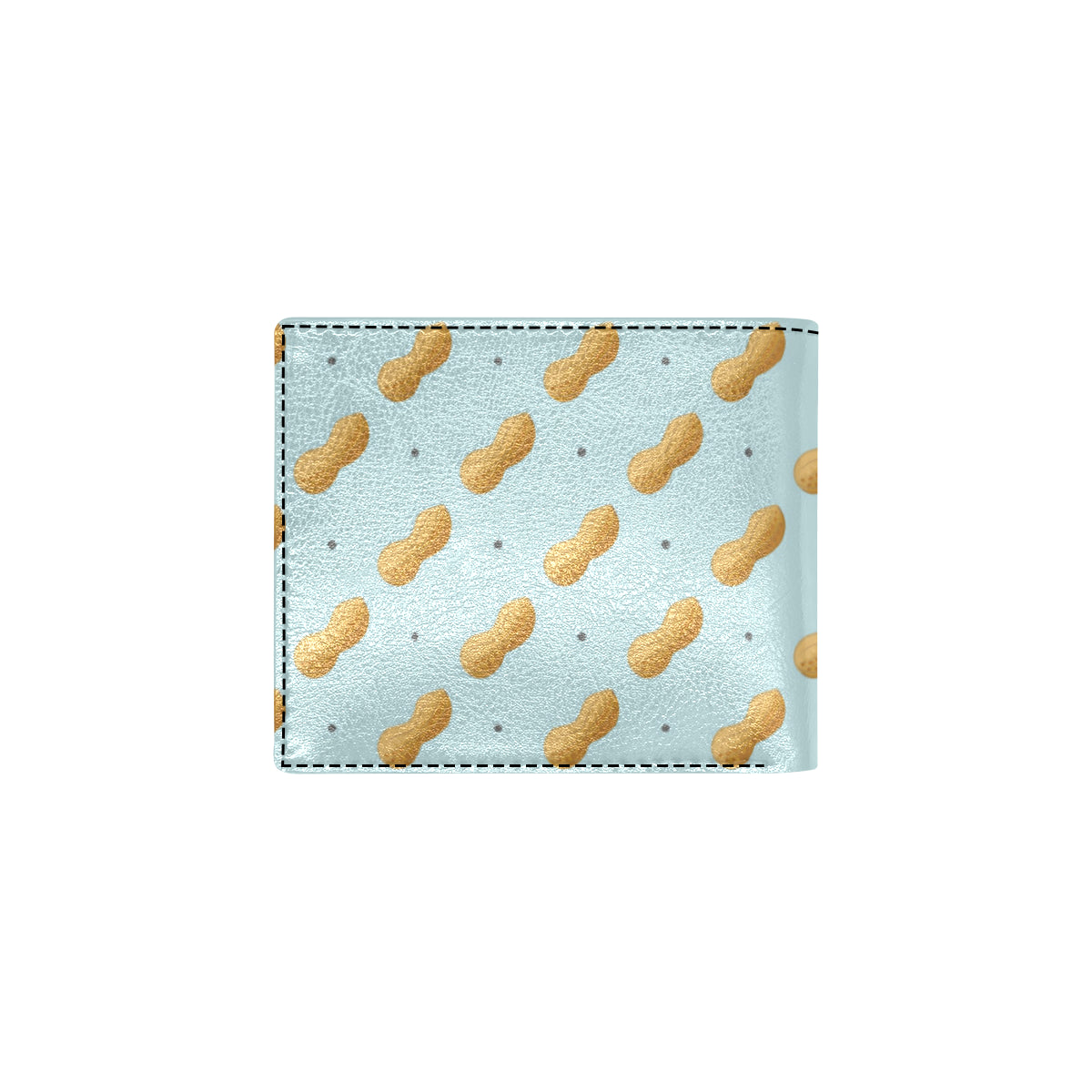 Peanut Pattern Print Design A03 Men's ID Card Wallet