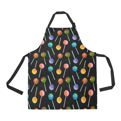 Lollipop Pattern Print Design LL04 Apron with Pocket