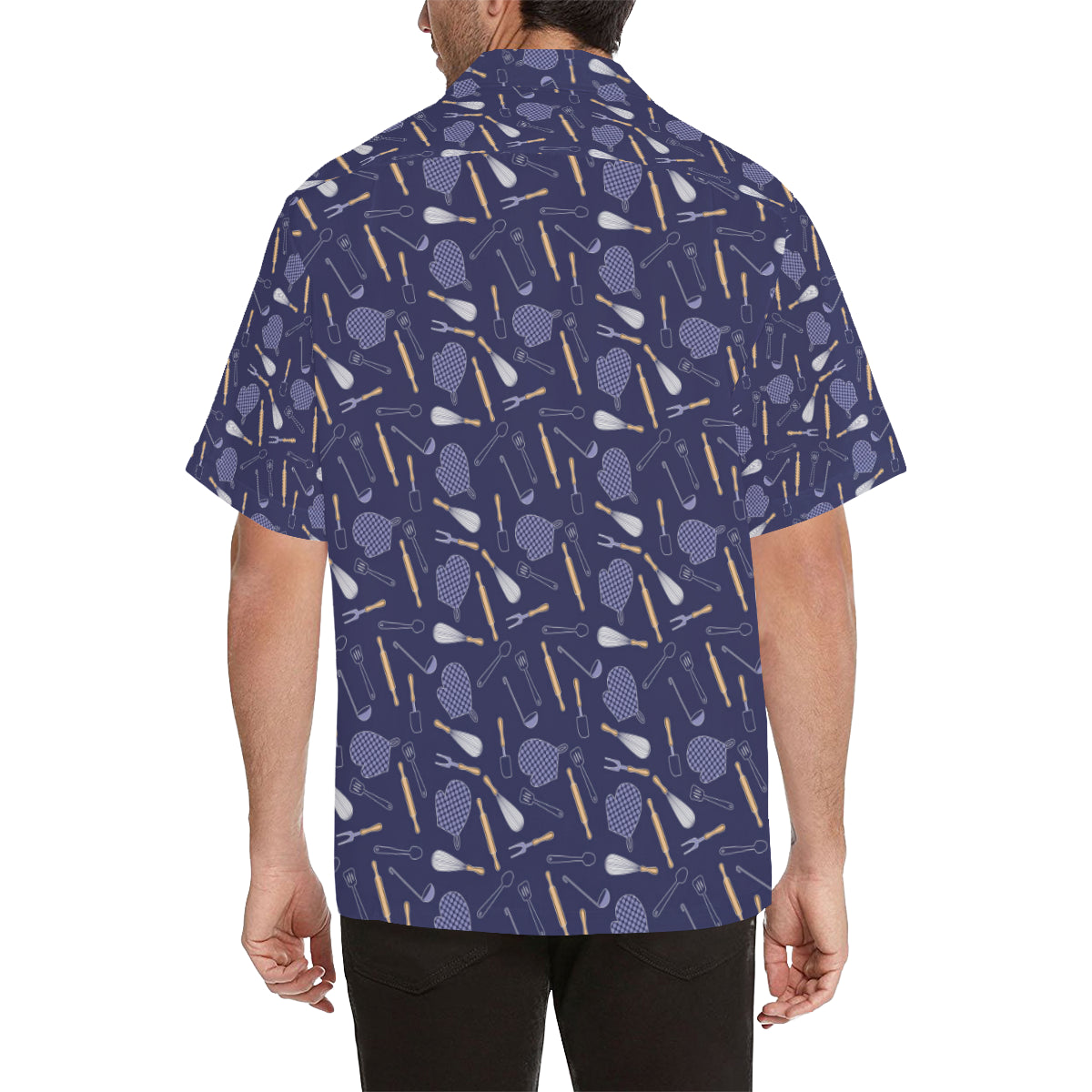 Cooking Kitchen Tools Pattern Print Design 04 Men's Hawaiian Shirt