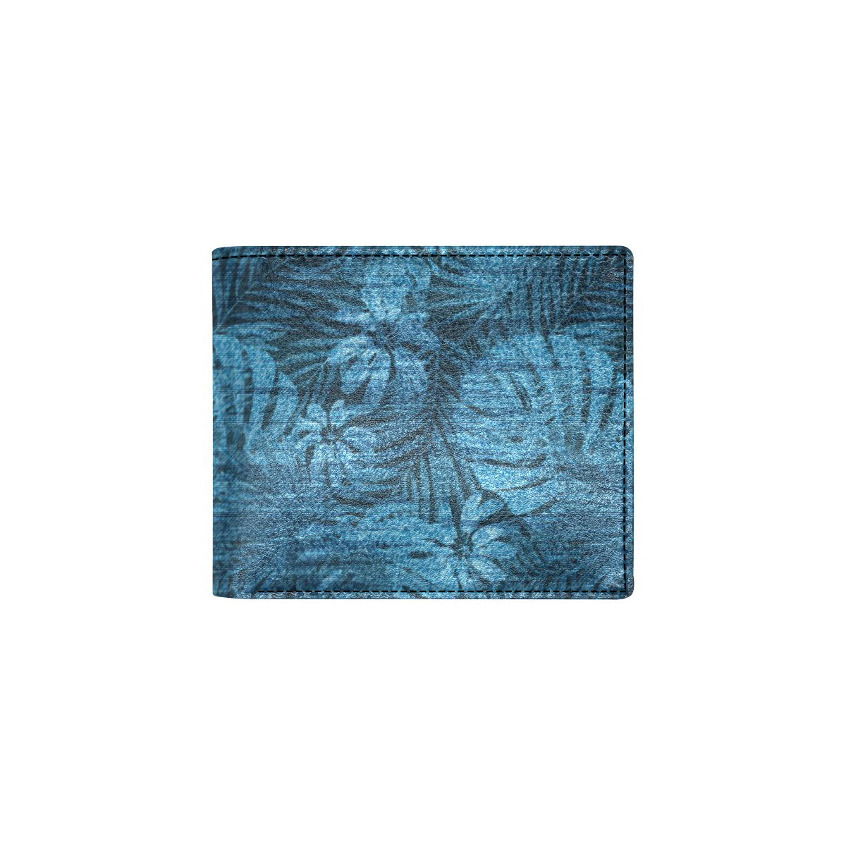 Jean Tropical Pattern Print Design 04 Men's ID Card Wallet