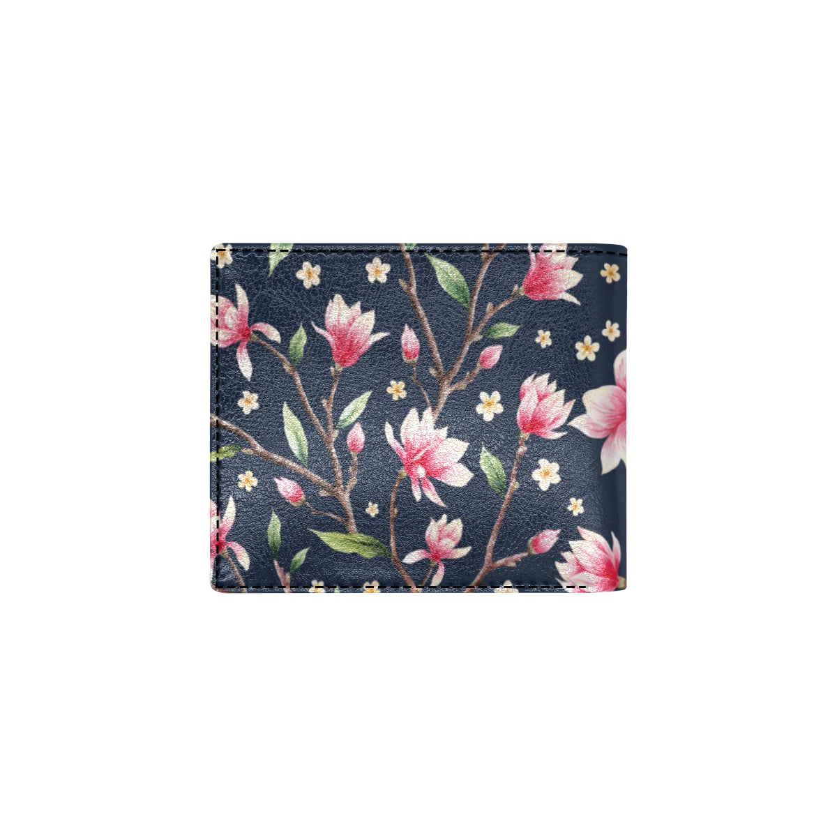 Magnolia Pattern Print Design MAG09 Men's ID Card Wallet